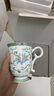 富玉景德鎮(zhèn)陶瓷馬克杯咖啡杯大容量可愛創(chuàng)意花苞玲瓏女生高顏值伴手禮 歷歷花間花苞馬克杯（禮盒包裝） 曬單實拍圖
