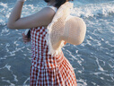森用草帽女2024新款夏季鏤空草編帽出游防曬帽子沙灘海邊大帽檐遮陽(yáng)帽 日系田園風(fēng)草帽【米色】 曬單實(shí)拍圖