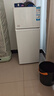 海爾（Haier）123升小冰箱冰箱雙開(kāi)門(mén)二級(jí)能效節(jié)能省電黑金凈化保鮮租房家用冰箱宿舍迷你BCD-123GHTMZ0WV 曬單實(shí)拍圖