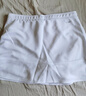 李寧（LI-NING）羽毛球服女子速干涼爽褲裙內(nèi)置安全褲防走光運(yùn)動褲裙 白色 L  曬單實(shí)拍圖