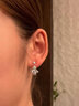 VVIENNE WESTLOCK西太后Maitena 耳環(huán)  開(kāi)口耳環(huán) 銀色 曬單實(shí)拍圖
