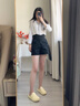 樸西小熊卡皮巴拉鞋花鞋扣包頭博肯洞洞鞋女居家防滑可外穿情侶涼拖鞋 香蕉黃【卡皮巴拉】 35-36 曬單實(shí)拍圖