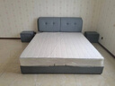 惠尋 京東自有品牌 北歐輕奢大床出租屋雙人床頭層黃牛皮主臥大床婚床 床+T333半拆-20cm乳膠床墊 1.8米x2米框架結構-10cm鋼木床板 曬單實(shí)拍圖