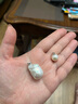滴水成珠南珠世家巴洛克珍珠吊墜怪異趣味性珍珠個性化另類稀奇古怪七夕節(jié) 925銀簡約瓜子扣款式 曬單實拍圖