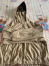 蕉下（beneunder）透氣夾克防曬衣女AS10424清爽防曬服冰感外套女防曬夾克沙杏咖L 曬單實拍圖