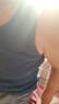 銅牛精梳羅紋棉女背心春夏女士收腰打底背心內搭VB079 晶藍 L (170/95) 曬單實拍圖