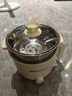 榮事達(dá)電煮鍋多功能一體家用小型迷你學(xué)生宿舍一人食泡面電熱火鍋1-2人用不粘鍋帶不銹鋼蒸籠送防水罩 2L 陶瓷釉內(nèi)膽+PP蒸籠+1.5m線++防水罩 曬單實拍圖