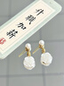 老鳳祥925銀山茶花珍珠耳釘女士耳環(huán)時尚耳墜七夕情人節(jié)生日禮物送女友 山茶花耳環(huán) 曬單實拍圖