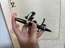 萬寶龍（MONTBLANC）簽字筆波西米亞鋼筆紅/黑寶石款墨水寶珠筆禮盒聯(lián)保 金夾紅寶石(鋼筆F尖0.5)送墨囊 曬單實拍圖
