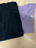 安踏運動(dòng)套裝女夏季款短袖t恤透氣長(cháng)褲運動(dòng)休閑服飾跑步健身服兩件套 -6綢灰紫 L/170 曬單實(shí)拍圖