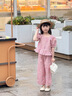 迪士尼寶寶女童套裝夏季2025新款洋氣時髦女寶寶韓范短袖兩件套兒童夏裝彩扣 粉色 120 建議110-120cm6-7歲cm 曬單實拍圖