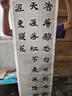 青弋 瓦當宣紙 半生熟軟筆毛筆書(shū)法作品紙考級五言七言對聯(lián)練習紙 四尺對開(kāi)(34*138cm) 28格 瓦灰色 10張/包 曬單實(shí)拍圖