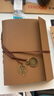 協(xié)同 相冊本紀(jì)念冊出游復(fù)古皮質(zhì)文藝DIY手工活頁創(chuàng)意粘貼式覆膜旅游生日禮物 黃色(覆膜卡16張卡紙16張牛皮紙20張） 曬單實拍圖