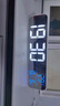 碼仕 鬧鐘LED電子音樂超大聲夜光多功能客廳可掛大尺寸臺(tái)鐘PLUS版白色 曬單實(shí)拍圖