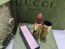 古馳（GUCCI）口紅禮盒香水女士化妝品套裝絨霧217唇膏505生日禮物女送閨蜜老婆 【贈(zèng)香水】絨霧308 露西緋橘 曬單實(shí)拍圖