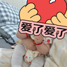 童泰（TONGTAI）嬰兒襪子長筒襪寶寶高筒襪男女童寬口襪提花襪粉色6-12月 曬單實拍圖