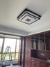馨韻新中式吸頂燈客廳燈LED主燈大氣仿古實木燈具餐廳臥室燈飾中國風 長方100*70CM全光譜三色調(diào)光 曬單實拍圖