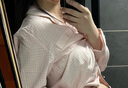 紅豆居家睡衣女秋季純棉長袖翻領(lǐng)開衫柔軟透氣紗布款月子服女士家居服套裝 曬單實拍圖