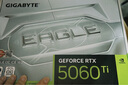 技嘉（GIGABYTE）【白條6期免息】RTX 5060 Ti 16G 8G顯卡 設計師大顯存 人工智能Stable Ai繪圖畫(huà)渲染視頻剪輯 【冰獵鷹】5060Ti EAGLE ICE 16G 單顯卡 曬單實(shí)拍圖