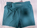 耐佐冰絲運動(dòng)短褲男夏季跑步田徑健身可放手機馬拉松透氣速干四分褲 湖藍 L 曬單實(shí)拍圖
