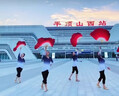 萬疆舞蹈扇海陽秧歌扇子長綢扇跳舞古典舞中國舞古風(fēng)扇子跳舞 【真絲同感】扇骨31cm【飄10cm】 酒紅正染【夏輝同款】 曬單實拍圖