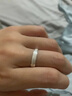 FEILACKPT950鉑金情侶對戒925銀戒指結婚求婚紀念日送女友生日禮物 輕奢款-星河情侶對戒【活口自由調節】 曬單實(shí)拍圖