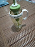 【京東物流】水杯冰霸吸管杯高顏值學(xué)生茶水分離大容量杯子 肚肚杯1個-淺綠色 曬單實拍圖