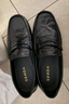 森達休閑皮鞋男2025秋新商場(chǎng)同款光面做舊一腳蹬豆豆鞋1YG01CM5 黑色 41 曬單實(shí)拍圖