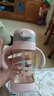 ANDYBABY吸管奶瓶一歲以上3-6歲寶寶ppsu2喝奶喝水直飲杯吸管杯兒童學(xué)飲杯 【咬吸款】粉色 330ml 送吸嘴*2+直管+背帶 曬單實(shí)拍圖