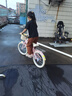 貝琦童兒童自行車2-3-4-5-6-7-8-9歲男女孩寶寶小孩折疊腳踏單車 莫菲粉【米胎】+加寬暴君輪+98裝 18寸【身高115-135厘米，約6-8歲 曬單實(shí)拍圖