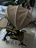 普洛可（PLAYKIDS）遛娃神器高景觀嬰兒推車可坐可躺避震雙向溜娃車 X6-5MAX羅馬假日 曬單實(shí)拍圖