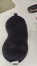 TA真絲眼罩桑蠶絲睡眠遮光透氣男女士通用午睡覺舒適夏日冰涼感黑色 曬單實拍圖