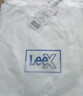 Lee25春夏新品舒適版漸變印花Logo摩登中性男女同款短袖T恤休閑潮 白色（尺碼偏大，拍小一碼） L 曬單實拍圖