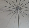 天瑋傘業(yè)（Tianwei umbrella）16骨透明傘纖維骨抗風(fēng)自動純色POE傘簡約純色便捷長柄傘可定制 曬單實(shí)拍圖