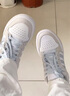 adidas ENTRAP美式校園風(fēng)運動板鞋男女少年感復(fù)古籃球鞋阿迪達斯 白色/淺藍/灰色   39 曬單實拍圖