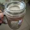 春夏季玻璃水杯禮物大容量男女生帶蓋泡茶飲水禮品杯家用 商務(wù)把手杯咖色 500ml 1只 曬單實拍圖