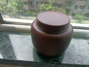 江湖茶人宜興紫砂茶葉罐吸力罐原礦手工精品普洱茶罐一斤裝散茶罐高檔密封 紫朱泥平蓋吸力罐 曬單實拍圖