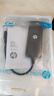 惠普（HP）CT110c usb擴(kuò)展塢 電腦usb擴(kuò)展接口 4口usb2.0分線器拓展塢 usb延長線 0.15米 銀色 曬單實(shí)拍圖
