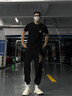 美杜莎刺繡短袖T恤男士夏季新款休閑輕奢燙鉆亮片男裝時(shí)尚打底衫男51003 黑色 薄款 51003 L (50) 建議：120-140 曬單實(shí)拍圖