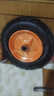 安俊晟推車(chē)單輪.-獨輪充氣輪寸工礦輪子/-力車(chē)輪車(chē)胎雞公車(chē)輪 14寸黃色普通充氣輪一個(gè) 曬單實(shí)拍圖