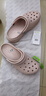 卡駱馳（crocs）經(jīng)典云朵clog洞洞鞋女鞋戶外涼鞋拖鞋厚底涼拖 206750-6UR W8 曬單實(shí)拍圖