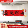 光多拉蒸蒸日上廚房貼喬遷之喜裝飾搬家禮物無膠靜電灶臺防油貼紙用品 曬單實拍圖