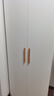 帥仕鋼制衣柜臥室收納柜子儲物柜簡(jiǎn)易兒童寶寶衣服置物柜出租房鐵皮柜 【包安裝】長(cháng)70高190-2門(mén) 曬單實(shí)拍圖