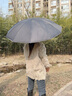 颯望德國高端反向雨傘全自動大號便攜加固加厚結實抗風男女士學生 【反向環(huán)扣系列】100骨加固結實雙人黑膠傘-梧桐 折疊高顏值ins車載超強抗風暴晴 曬單實拍圖