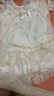 莫代爾公主風(fēng)睡衣女夏季短袖兩件套冰絲莫代爾棉蕾絲碎花甜美可愛(ài)家居服 KMN2308 M 曬單實(shí)拍圖