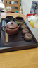 唐豐原木柯木功夫茶具茶盤(pán) 實(shí)木茶盤(pán) 茶托茶臺 蓄水接水管雙用式 一路有你茶盤(pán)(中)蓄水款 曬單實(shí)拍圖
