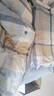 無(wú)印良品A類100%純棉被套160x210全棉新疆棉花床上用品床笠四件套床單被罩 英倫藍(lán)格 【升級(jí)A類100%純棉】 1.2m床單三件套-被套 160cm*210cm 曬單實(shí)拍圖