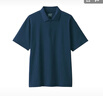 無(wú)印良品（MUJI）  Walker 男式 防紫外線性能 POLO衫 防曬衫防曬衣防曬服BIA05A3S 深藏青色 2XL （185/112A） 曬單實(shí)拍圖