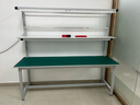 民溪防靜電工作臺維修臺車(chē)間生產(chǎn)臺桌子生產(chǎn)線(xiàn)檢驗臺實(shí)驗桌包裝操作臺 【長(cháng)200*寬60*高180】單面帶燈-聯(lián)系客服優(yōu)惠 曬單實(shí)拍圖