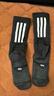 adidas抗菌舒適中筒籃球襪男女阿迪達(dá)斯官方 黑色/白 M 曬單實(shí)拍圖
